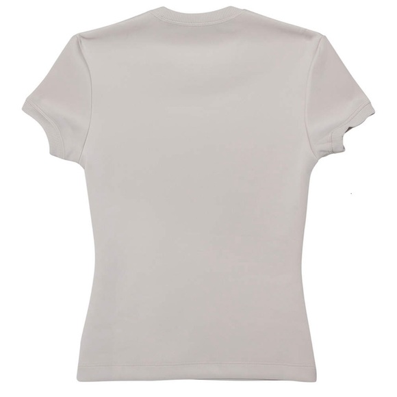 Off-White Beige Jersey Logo Top Virgil Abloh Shirt 2013 - Picture 3 of 9